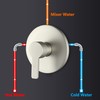 DOLGABA Shower Valve Handle Single Function Shower Mixer Valve Kit