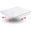 Jumbl Clear Acrylic Non-Slip Cutting Board with Counter Lip, Extra
