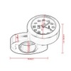 Akozon Motorcycle Handlebar Watch 22 mm Universal Handlebar Watches Clock