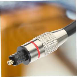 jojofuny Fiber Audio Cable Optical Male to Male Cord Stable Signal Transmission Easy Storage Design