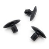 VVO Fasteners- Black Plastic Front Door Weatherstrip Clips for Citroen