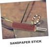 LALAFINA 1Set Abrasive Flap Wheel for Rotary Tools Cylinder Head