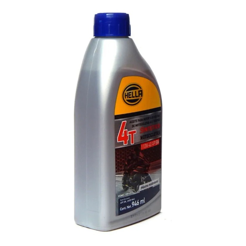 Aceite Sintetico Moto 10w40 946 Ml Hella
