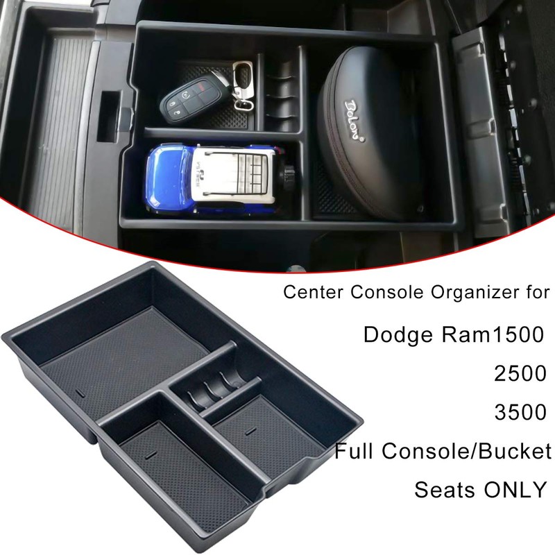 Center Console Organizer for Dodge Ram 1500 2500 3500 2009-2018