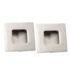 TEHAUX 2pcs Stainless Steel Door Handle Minimalist Wardrobe Pull Knob