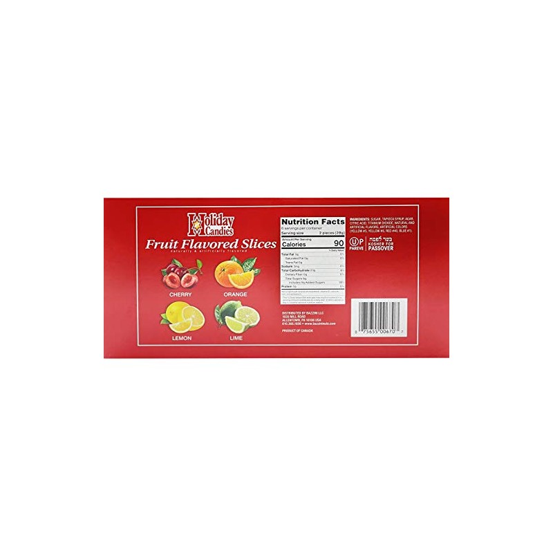 Passover Parve Fruit Slices, 6 oz, 2-Pack