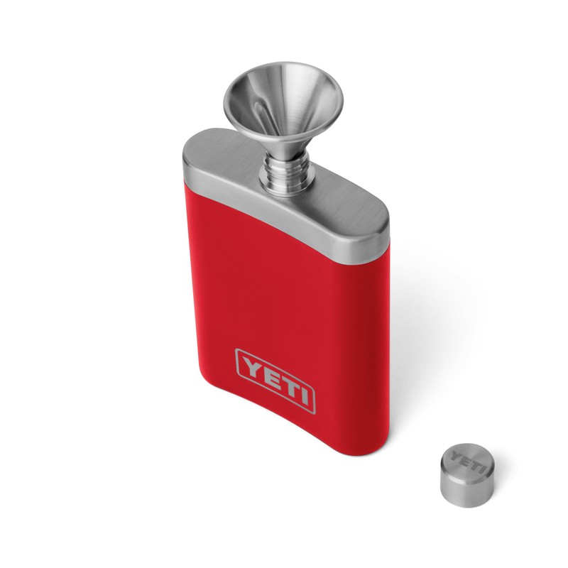 YETI Rambler Hip Flask Rescue Red 7oz