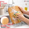 DIVCHI Bamboo Cutting Board Wooden Chopping Board for Kitchen Durable