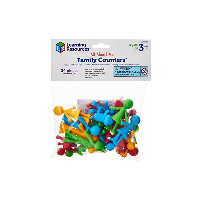 Learning Resources Family Counters Smart Pack, Tactile Learning, Counting &