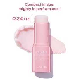 THESAEM The Saem Iceland Hydrating Collagen Eye Stick 0.24Oz - Bálsamo Hidratante Antiarrugas Para Ojos Para Piel Caída - Tratamiento Bajo Los Ojos - 