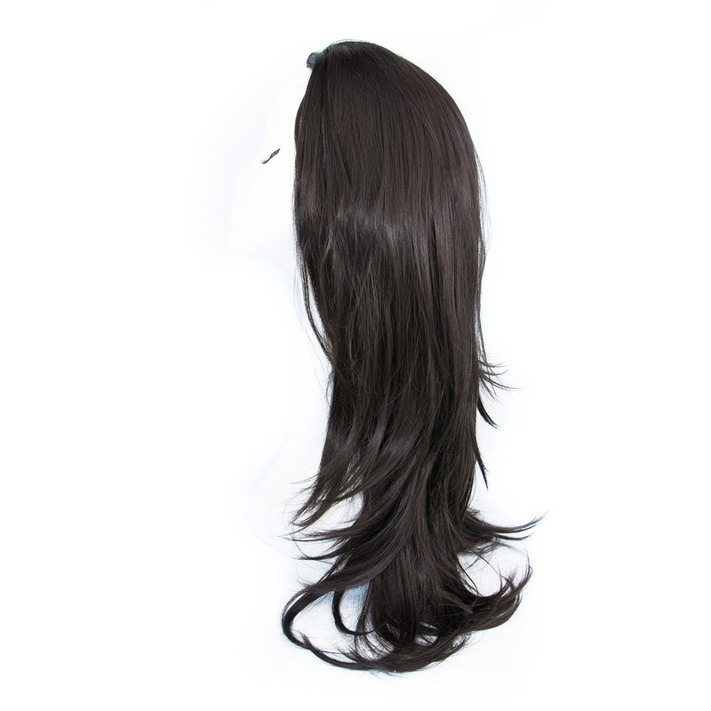 Bombshell Hair Extensions 3/4 Half Head Hair Piece 24 inches