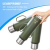 Insulated Vacuum Thermo Bottle 50oz with Cup lid Leakproof Stainless