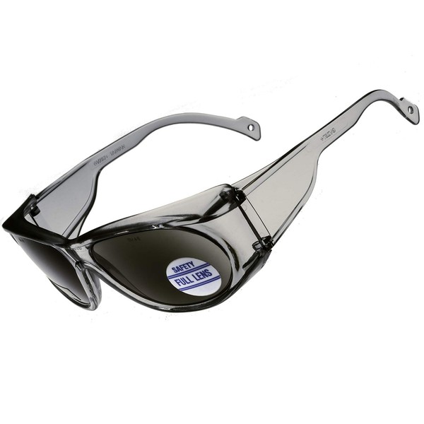 MagSafe Full Magnifying Reader Safety Glasses Reading Magnifier Eyewear Available from 1.25-3.00 (3.00, Smoke)