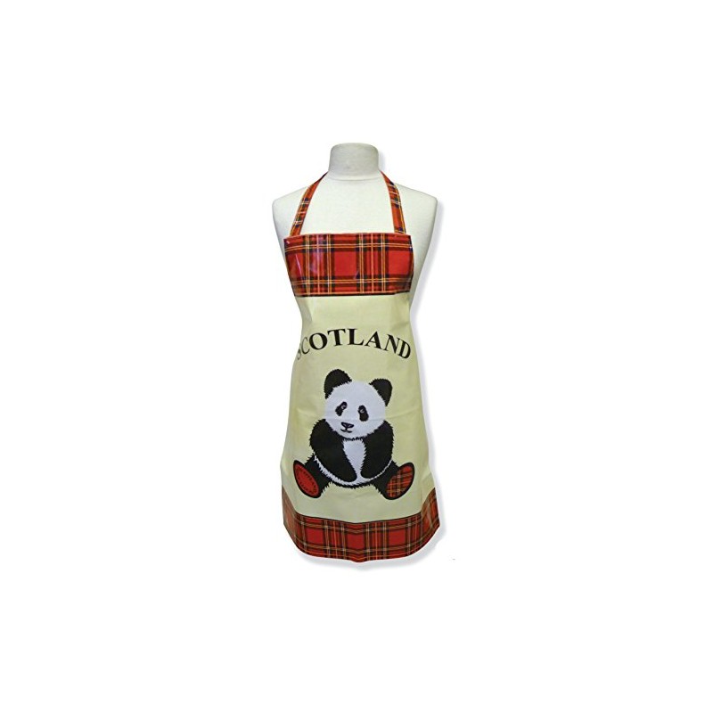 Scott Inness Tartan Panda PVC Apron