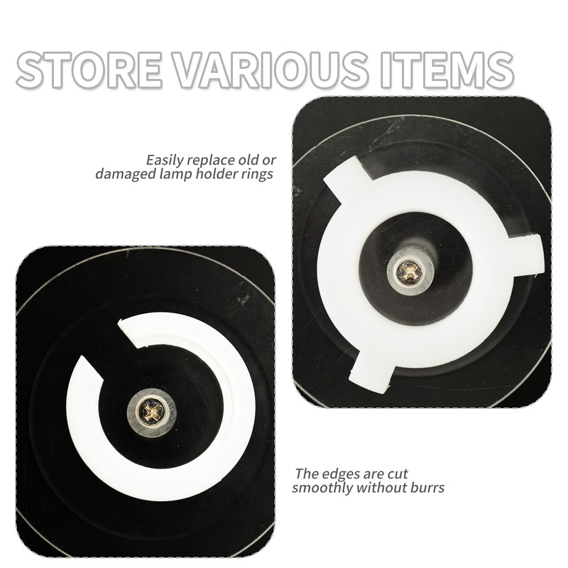 JIEHU 10 Pcs E27 to E14 Lamp Shade Reducing Ring,