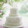 LINGPAR Decoración para Tarta Lindar con Cristales de estrás (65-Oro),