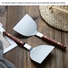 Teppanyaki Stainless Steel Spatula for Hamburger, Spatula, Scraper, Pancake, Kitchen,