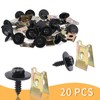 Hoypeyfiy 20 Pack Self-Tapping Screw Sheet Metal Clip Fixing Accessories