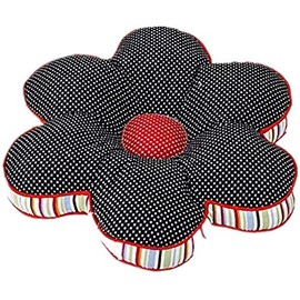 ABREEZE Girls Flower Floor Pillow Seating Cushion Plum Bossom Seat Pad Pillow, for a Reading Nook, Bed Room, or Watching TV 16"*16"