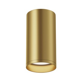 MAYTONI DECORATIVE LIGHTING Focus S Modern Ceiling Spotlight Aluminium Recessed Spotlight in Matt Gold - Basic Design for 1x GU10 10 W Excluding for Living Room, Kitchen, Bedroom, Dining Room, Office