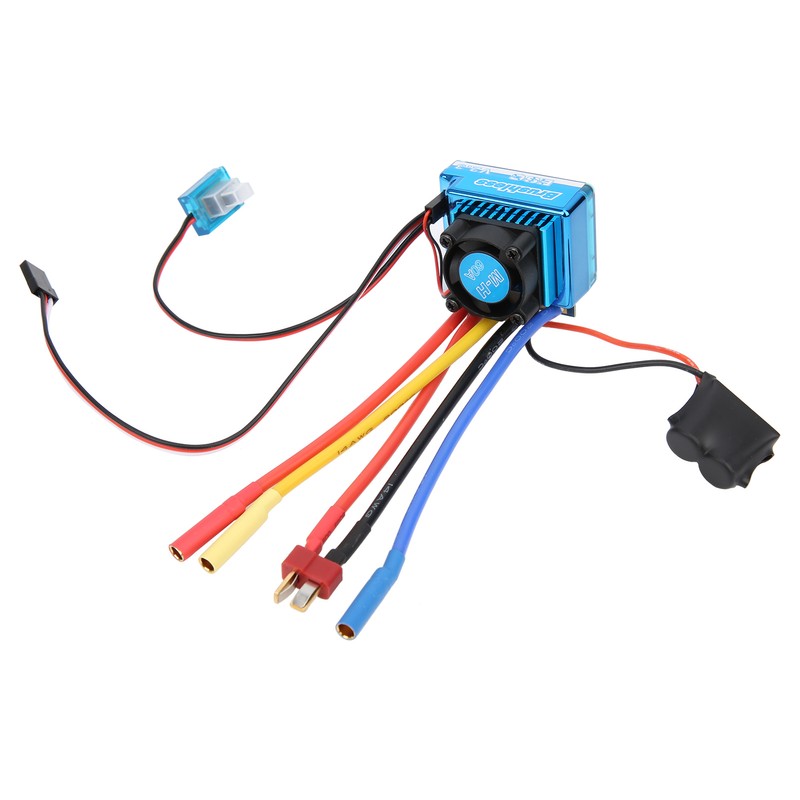 Brushless ESC Waterproof Dustproof Electronic Speed Controller for 1/10 RC