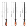 PATIKIL 4.0/4.8/5.5 mm File for Chainsaw, 1 Set/3 Pieces, Round