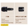 Universal 6AN Hose End Fitting Straight Swivel for CPE Braided