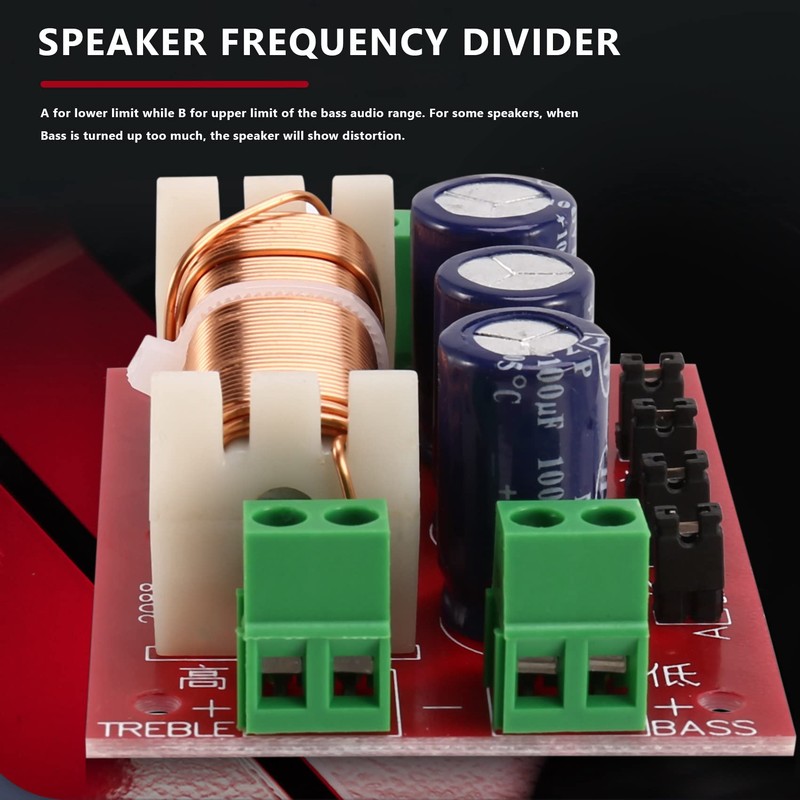 Happysnow YLY-2088 Audio Frequency Divider 400 W Adjustable 2 Way