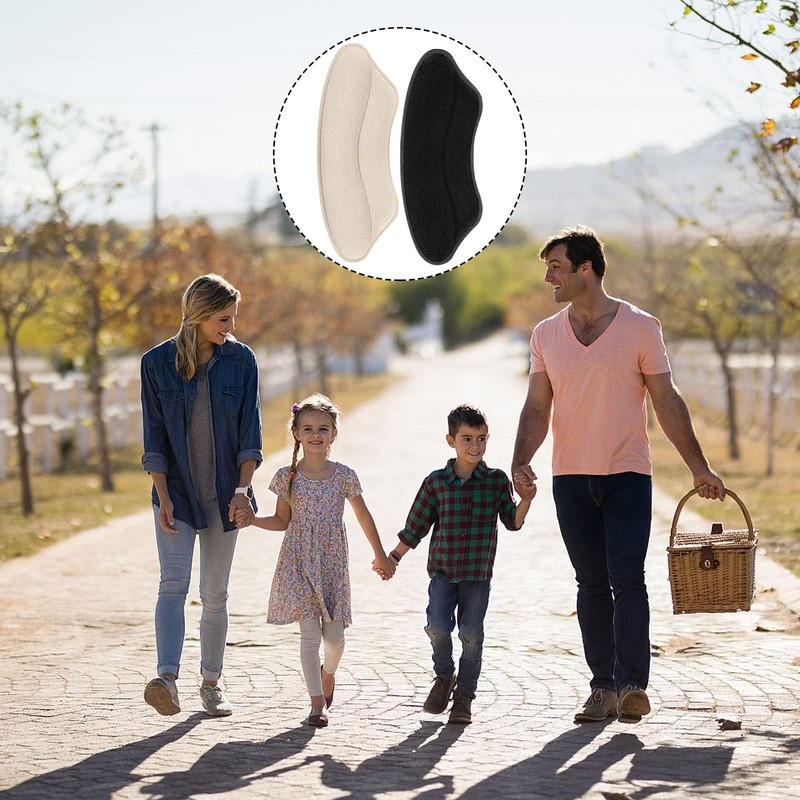 AIQINHU Unisex Heel Pads for Shoes That are Too Big,