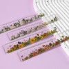 BAYTORY 4 Pack Clear Plastic Rulers 6 Inch, Aesthetic Acrylic