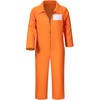 Yoroka Orange Prison Jumpsuit Kids Prison Uniform with Chain Props