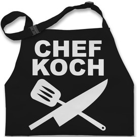 Shirtracer - Children's Apron Children Boys Girls - Cooking Apron - Children - Chef, 7 Black