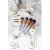 Frepice Makeup Brushes, Set of 10, Powder Brush, Concealer Brush,