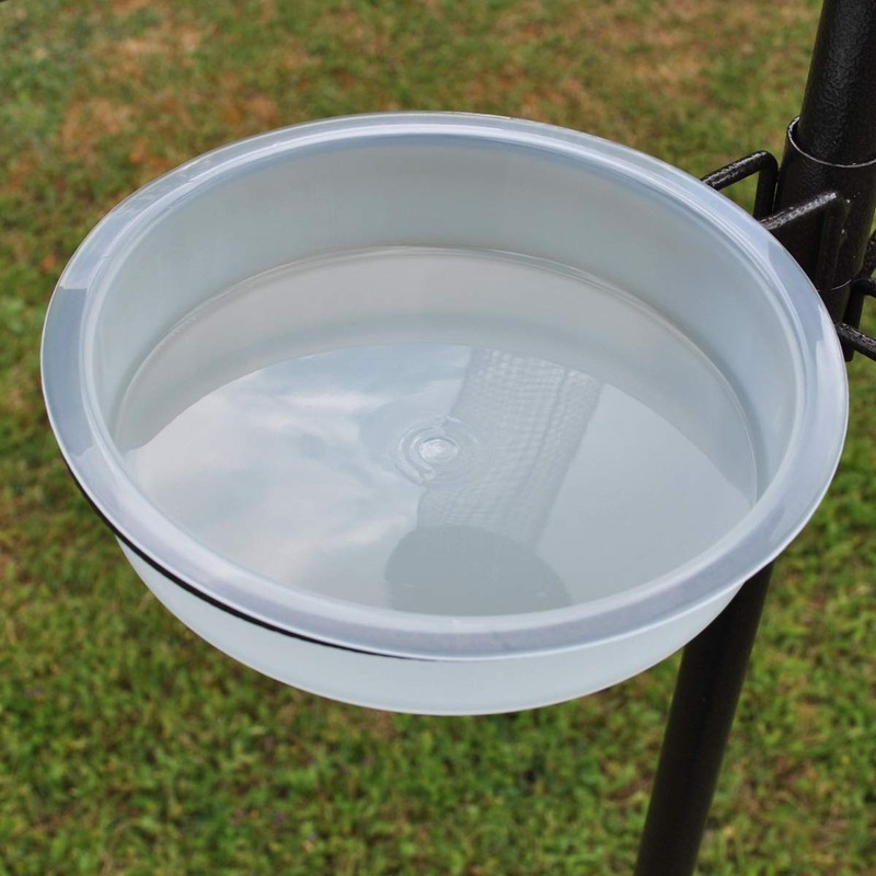Plastic Round Bird Bath Bowl for Bird Feeding Stations (Pack
