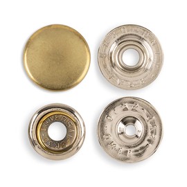 Heavy-Duty Snap Fasteners - 24L - 12/Pack - Gold