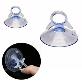 10 Piece Suction Cup Replacement for Audiofan Sunshade 1.8 x 1.0 inches (45 x 25 mm, Clear)
