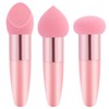 3 Pcs Makeup Foundation Sponge Pink Beauty Blender Sponge Makeup