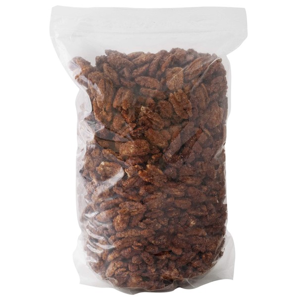 Gourmet Cinnamon Roasted Pecans 60 oz (3.75 lb) Bag: Addictive Snack & Treat to Satisfy Any Sweet Tooth | Artisan Hand-Roasted Nuts by Pop’N Nuts