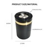 Twist to Open & Close Aluminum Ashtray, Sealed Windproof Smokeless