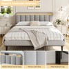 ONBRILL Adjustable Headboard for King/California King Size Bed Frame, Linen
