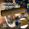 WFS World Map MTB Lock-on Grips - Single Clamp Ergonomic