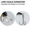 Alwonder 200-Pack Fishing Split Rings with Box, Stainless Steel Lure