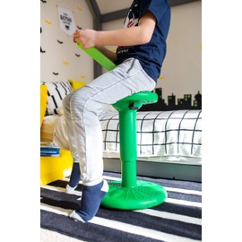Studico ActiveChairs Adjustable Wobble Stool, Flexible Classroom Seating, Improves Focus, Posture and Helps ADHD/ADD, Sensory Chair, Active Fidget Chairs Adjusts from 16.65" to 23.75" Ages 13-18 Green