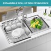 BBXTYLY Extra Large Expandable Roll Up Dish Drying Rack,Over The