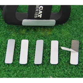 Youkang 3g Golf Weighted Lead Tape Strips Adhesive Balance Strips 10Pcs Lead Tape for Golf Clubs Tennis Badminton Racket Adjust Add Swing Weight