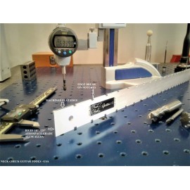 Neck Check Guitar Tools RICKENBACKER BASS NECK STRAIGHT EDGE (Notched) LUTHIERS TOOL