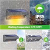 Bridika Solar Fence Lights, Fence Lights Fence Solar Lights Outdoor