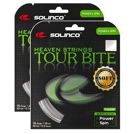 Solinco Tour Bite Soft 16 g 1.30 mm Tennis String - 2 Packs
