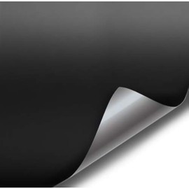 VViViD® Satin Flat Matte Stealth Jet Black Vinyl Wrap Roll with Air Release Technology (1.5ft x 5ft)