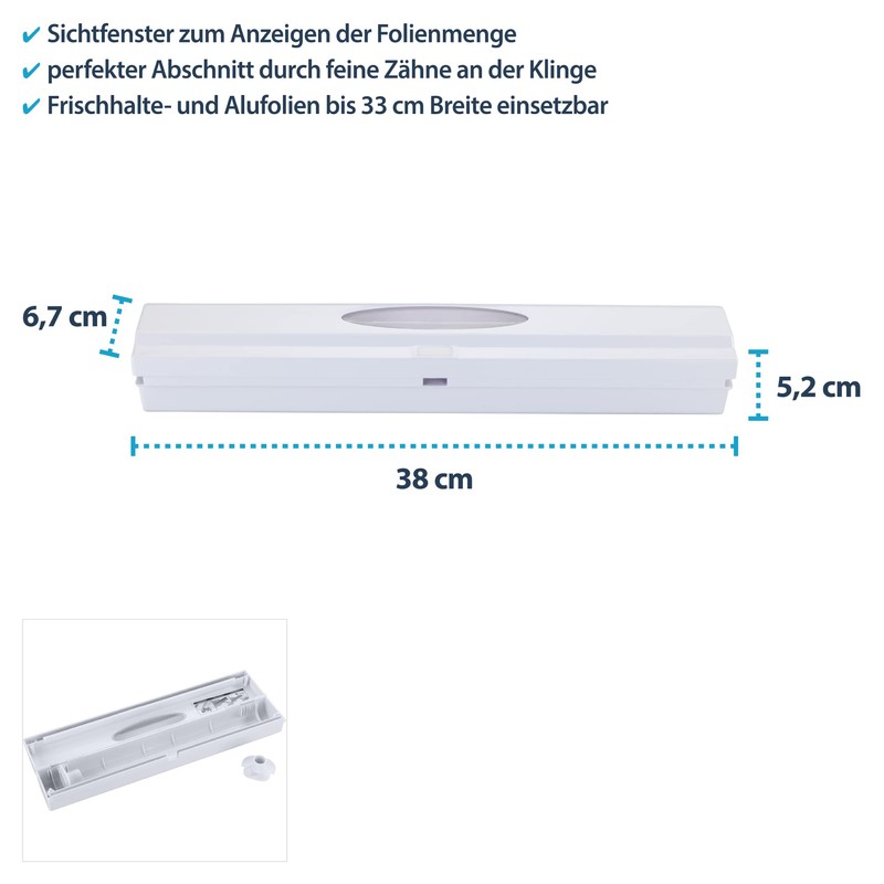 Press & Cut Foil Cutter for Aluminium or Cling Film